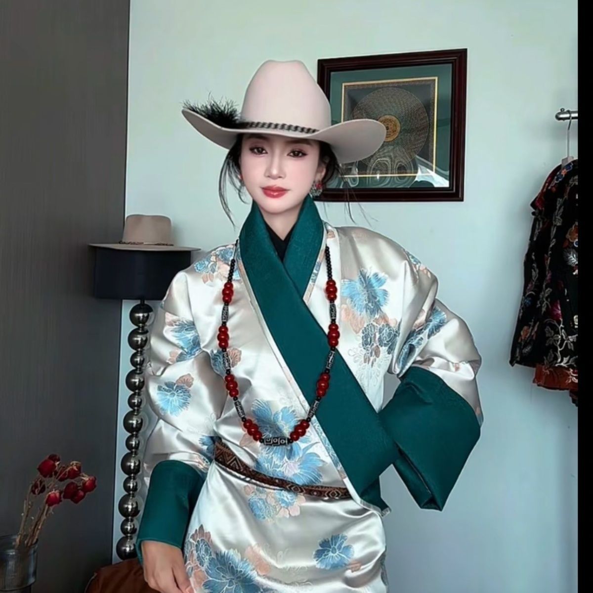 Ethnic Fashion Shoot - New Women's Bhutanese Tibetan Costume Kangba