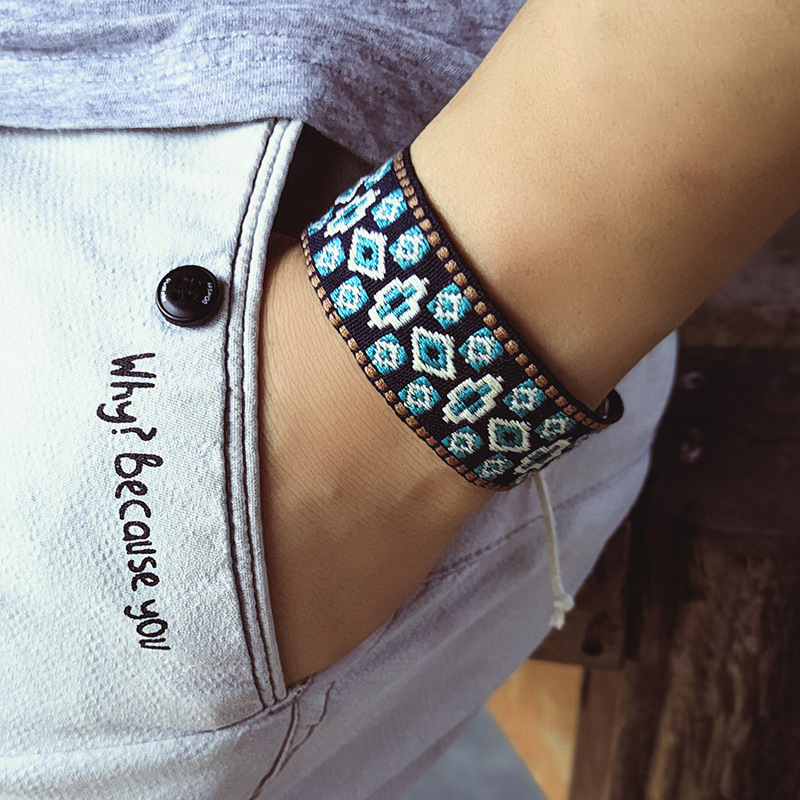 Ethnic Fashion Brand - Ethnic Style Fashion Hand-woven bracelets Jacquard