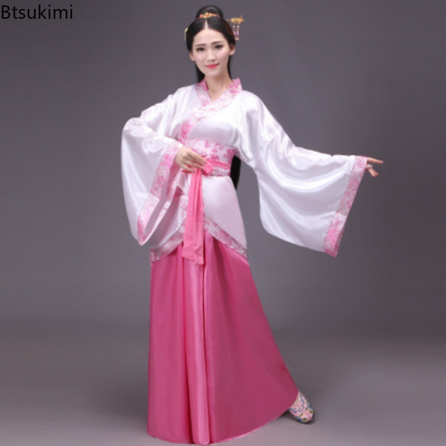 Ethnic Style Dresses - Chinese Traditional Dress Women Hanfu Cosplay