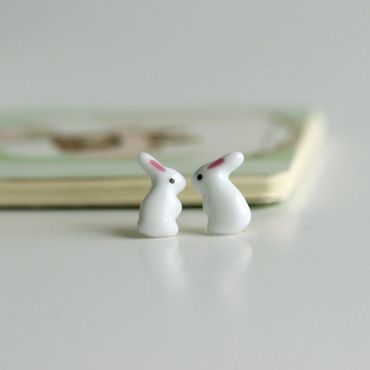 Ethnic Fashion Boutique - Rabbit Bunny Boutique Folk Style Ceramic