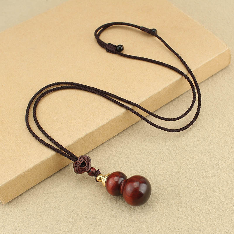 Ethnic Fashion Boutique - Hollow Purple Sandalwood Bamboo Knot Gourd
