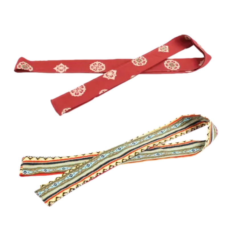 Ethnic Style Dresses - Men's and Women's Cotton Silk Belts