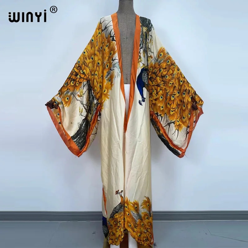 WINYI Summer Classic peacock p - Kaftan Women Boho review and price