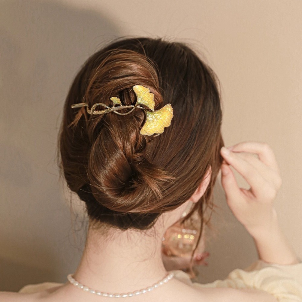 1pc Fashion Delicate Ginkgo Le - Ethnic Fashion Accessories review and price