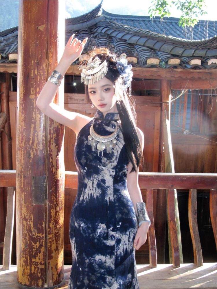 New batik dress cool women's w - Ethnic Dress Fashion Show review and price