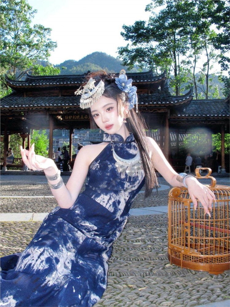 New batik dress cool women's w - Ethnic Dress Fashion Show review and price