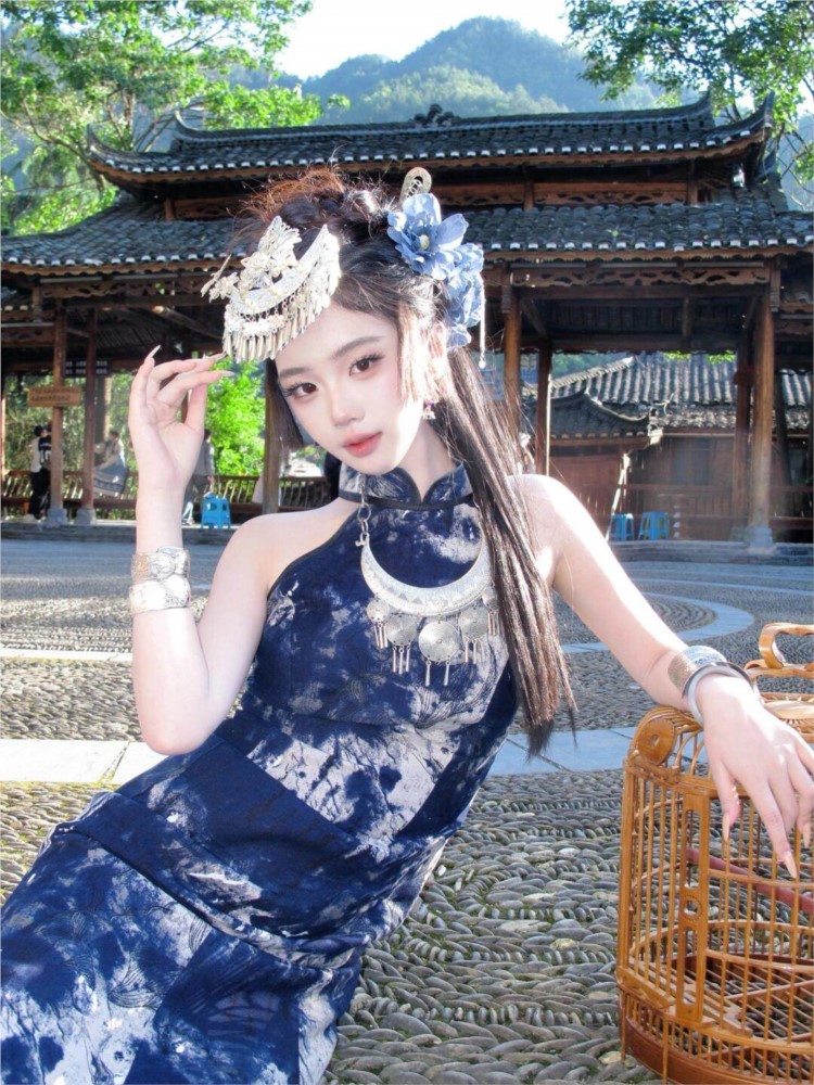 New batik dress cool women's w - Ethnic Dress Fashion Show review and price