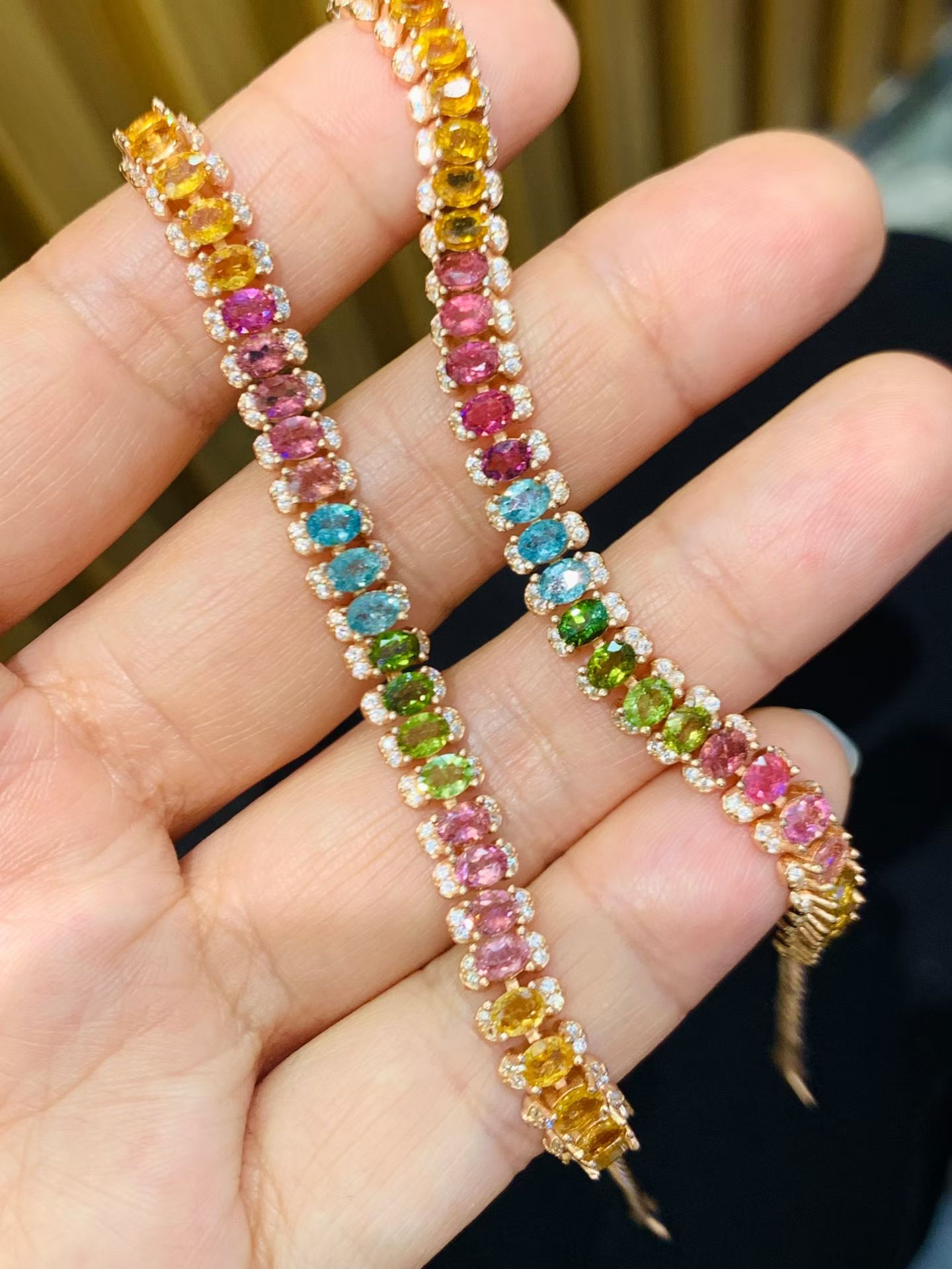 925 Silver Plated 18K Gold Nat - Ethnic Fashion Boutique review and price