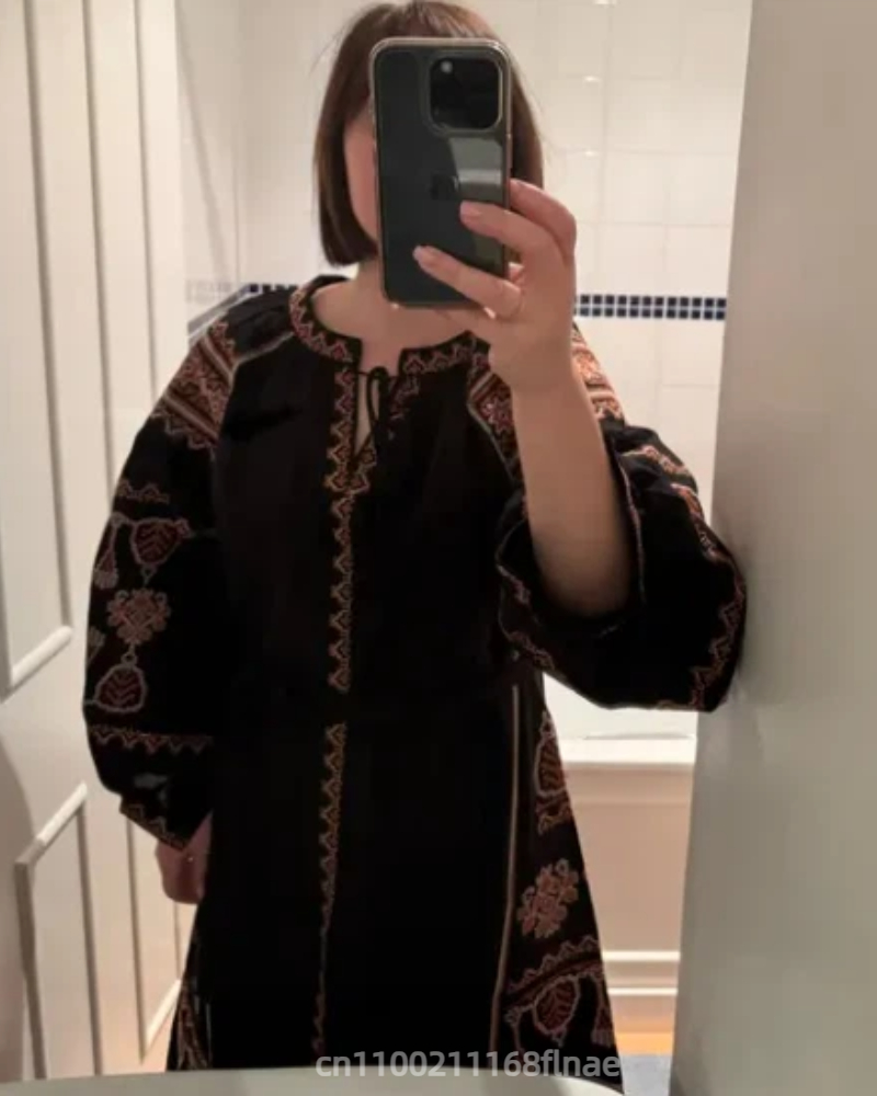European Retro Ethnic Style Dr - Ethnic Style Dresses review and price