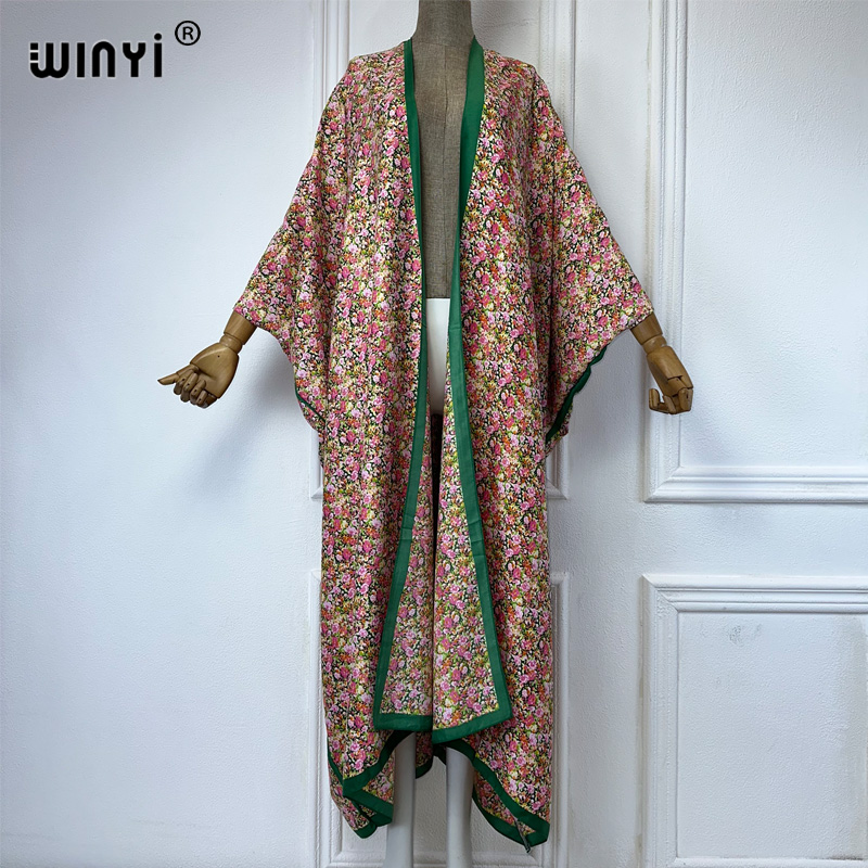 WINYI Kimono Summer sexy print - Kaftan Women Boho review and price