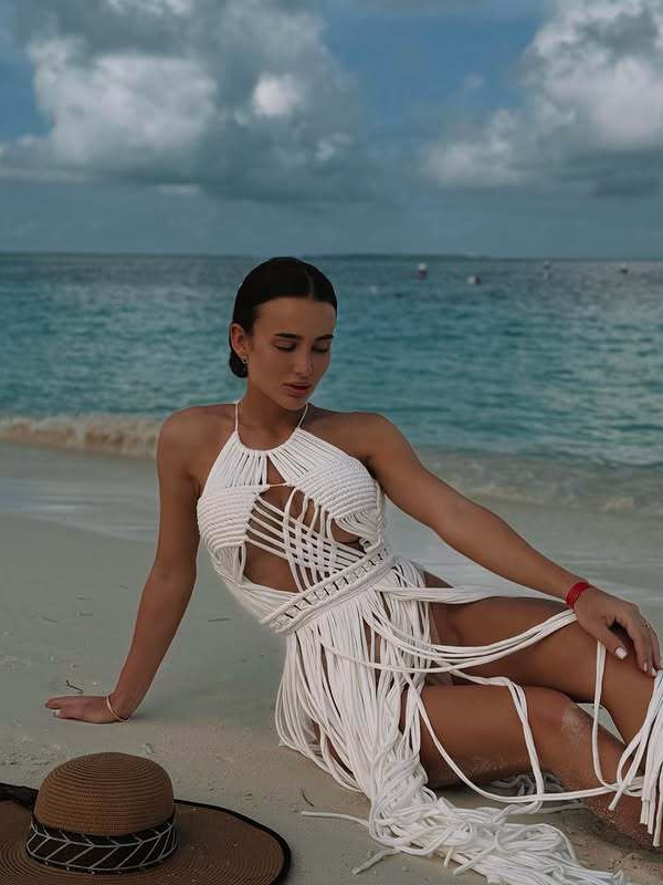 Handmade Goddess Macrame Beach - Ethnic Style Dresses review and price