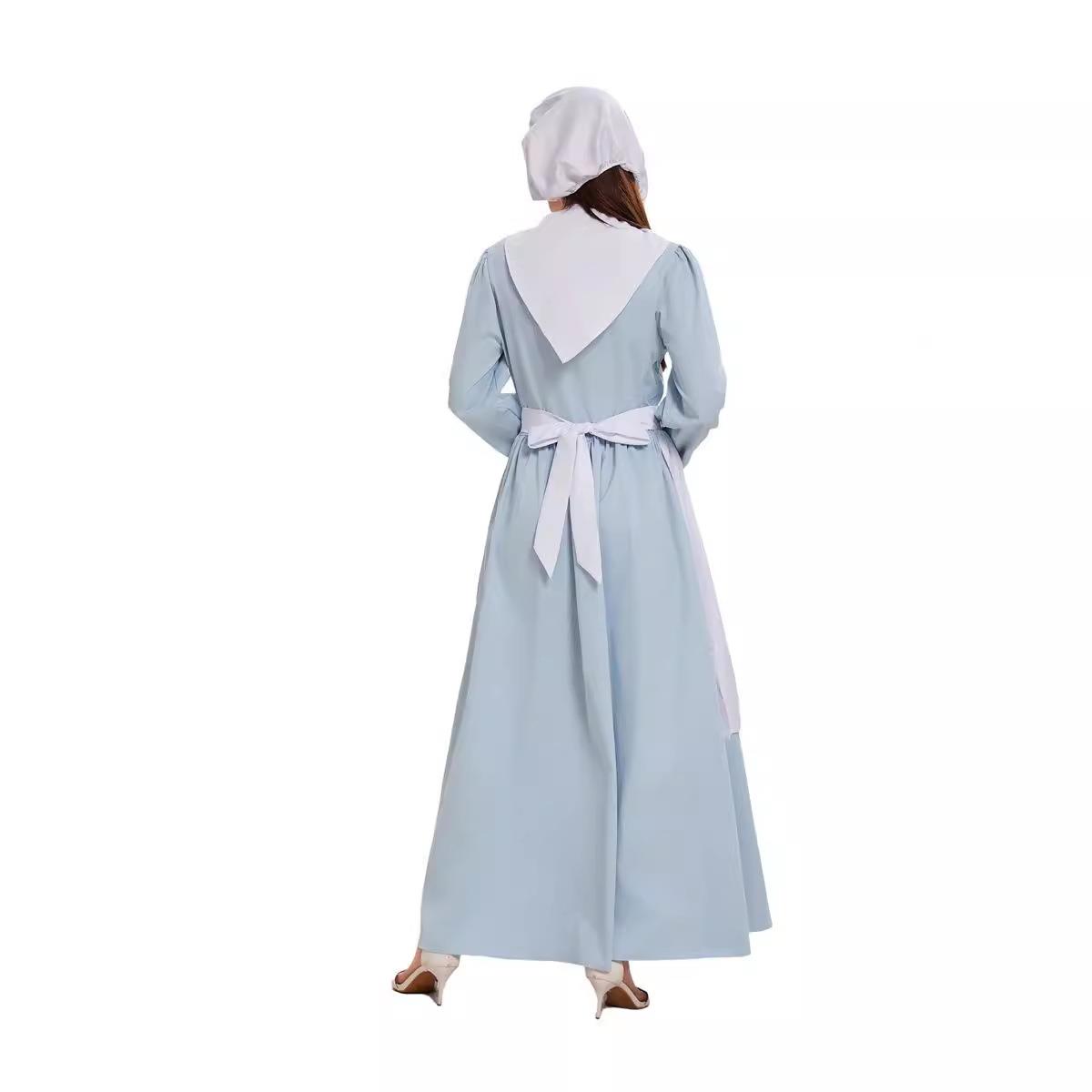 Blue Halloween COS Dress with  - Ethnic Style Dresses review and price
