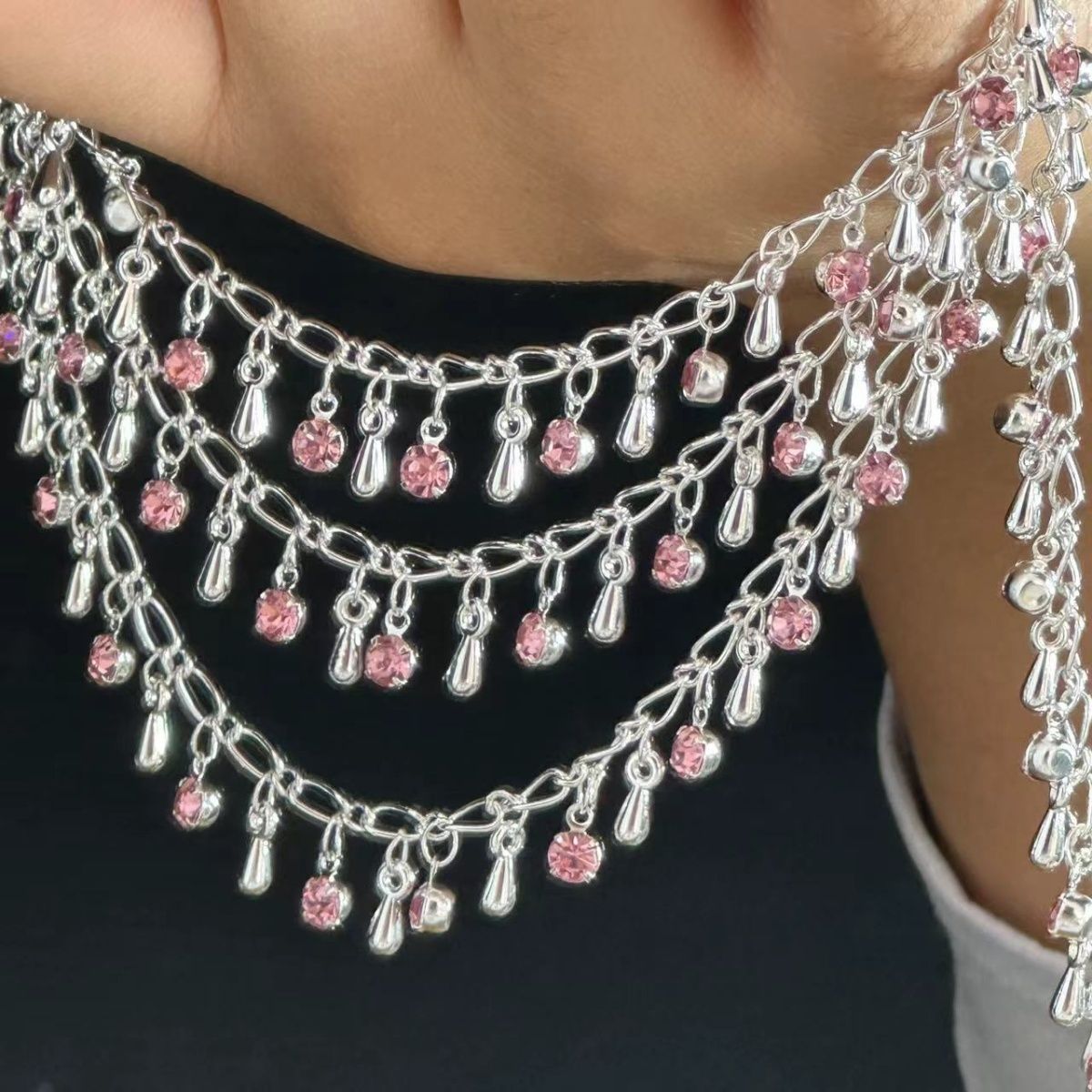 Exquisite Rhinestone Teardrop  - Ethnic Fashion Accessories review and price