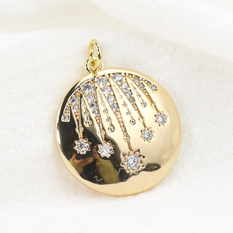 Coin Star Pendant Inlay with Z - Ethnic Fashion Shoot review and price