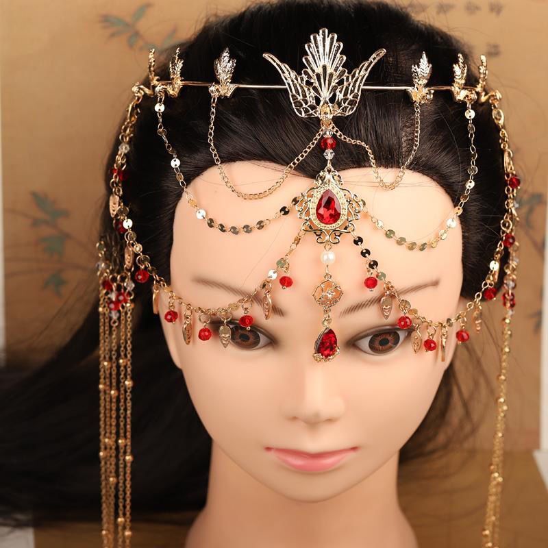 Rhinestone Forehead Jewelry Wo - Ethnic Fashion Accessories review and price