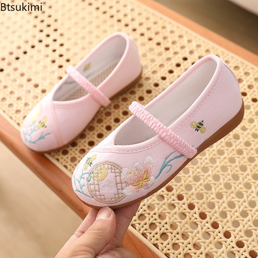 New Children Hanfu Flat Shoes  - Ethnic Style Dresses review and price